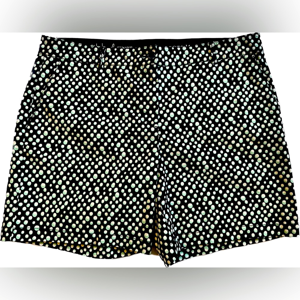 Talbot's “The Weekend Short” Size 14 Navy print